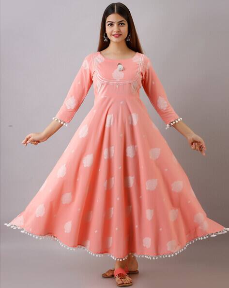 pink root kurtis