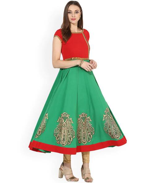 Buy Green Kurtas for Women by MBE 