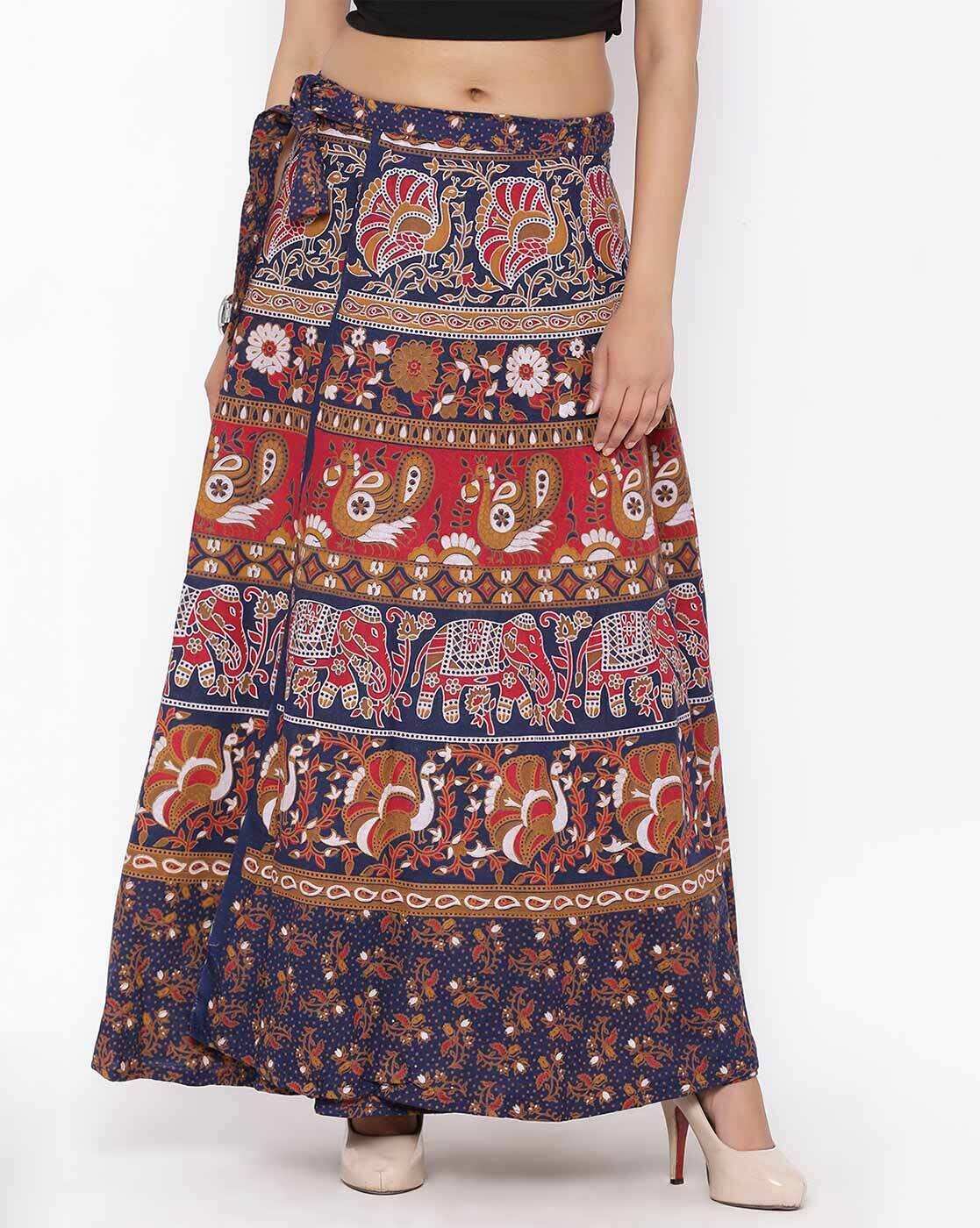 wrap around skirt ajio