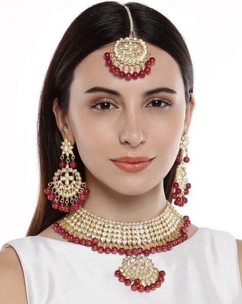 Buy Maroon FashionJewellerySets for 