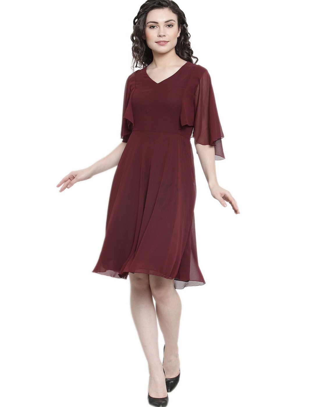 cheap plus size burgundy bridesmaid dresses