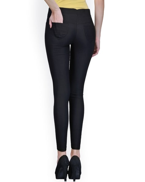Buy Skinny Jeggings with Zip Pockets Online at Best Prices in India -  JioMart.