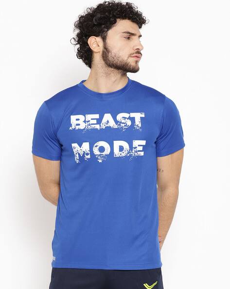 Sports Blue Tshirts for Men by Yuuki 