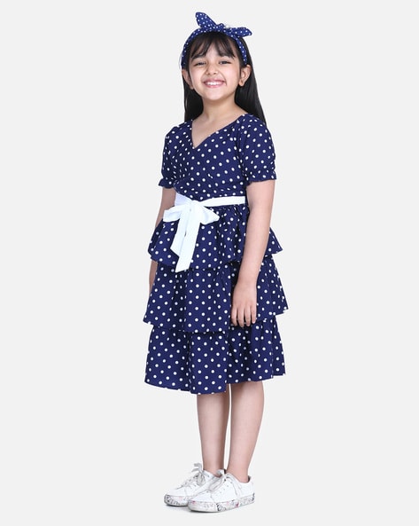 All Aboard Blue White Red Sailor Dress - Cappel's