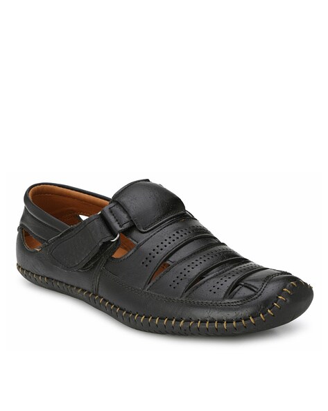 afrojack sandals with velcro fastening
