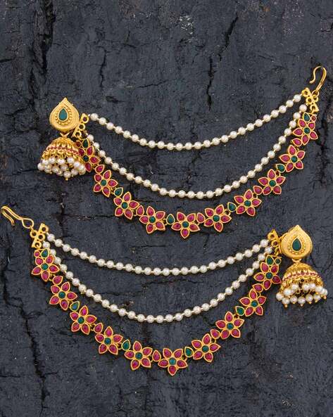 Guttapusalu 3 layer mattal for earrings – House of Jhumkas