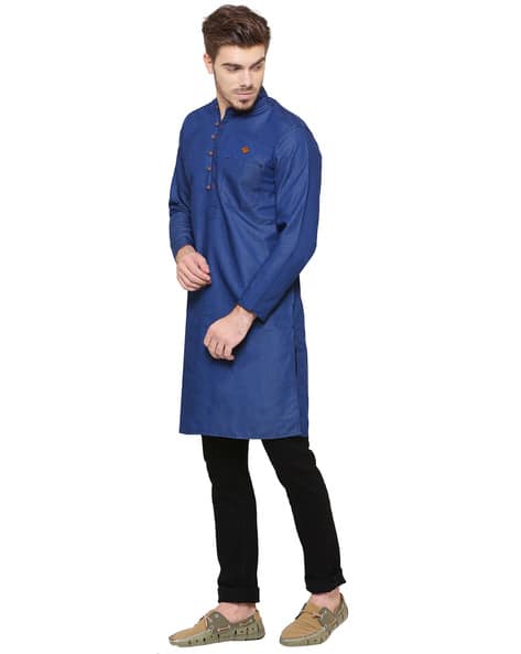 Buy True Blue Kurtas for Men by Kuons 