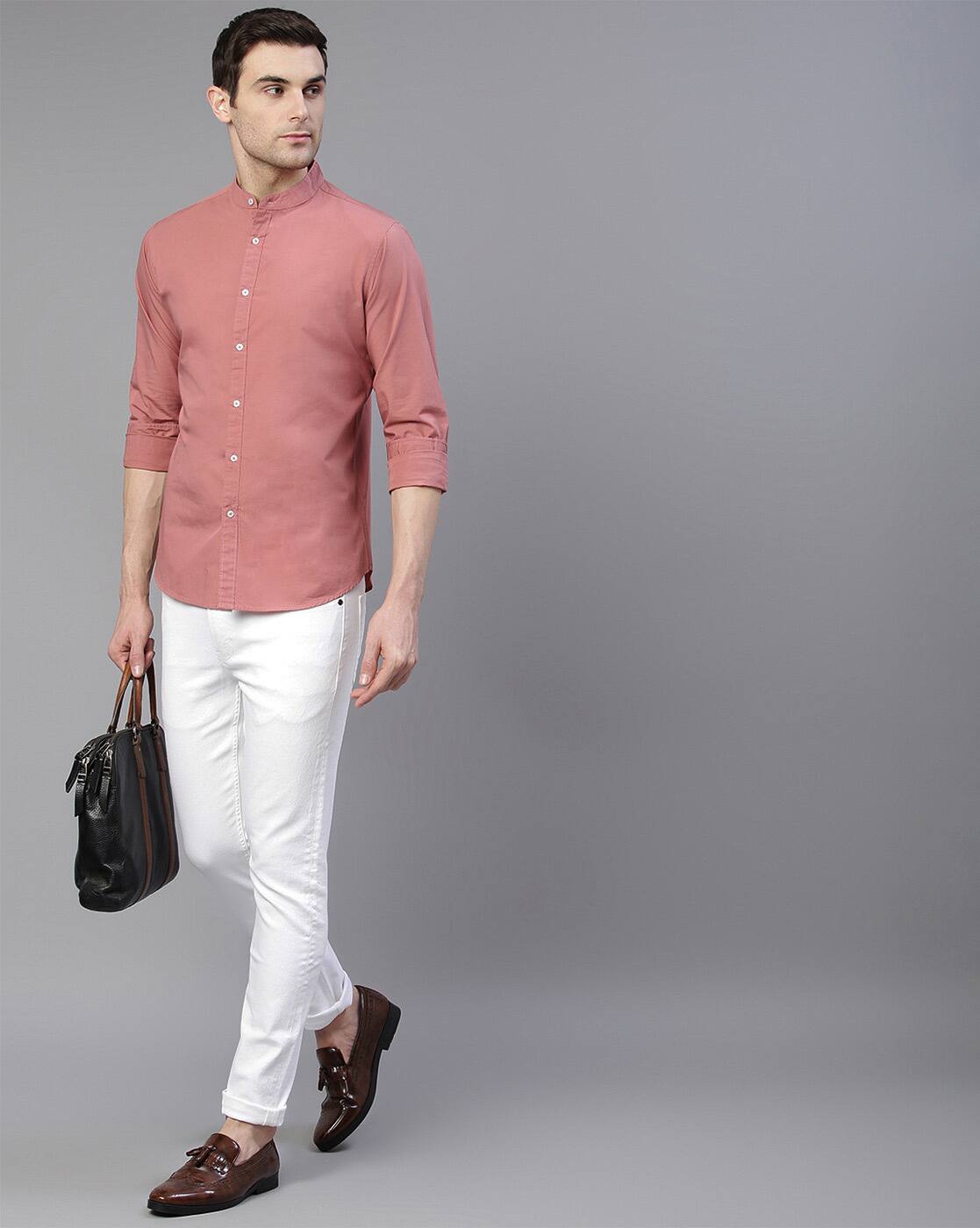 Buy Dusty Pink Shirts for Men by 