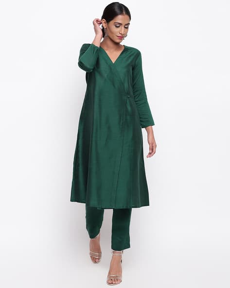 solid kurta suit set