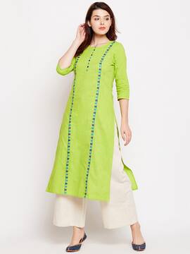simple plazo kurti