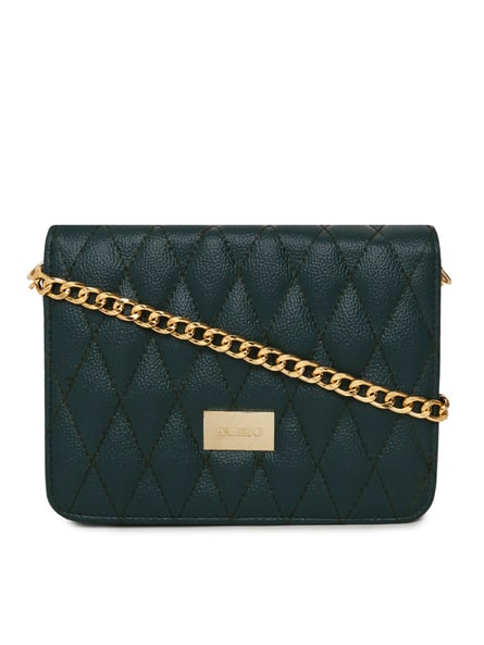 green sling bag