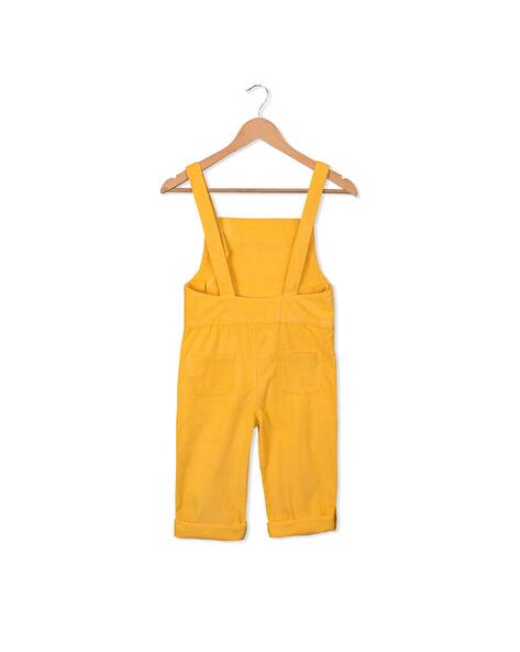 yellow overalls
