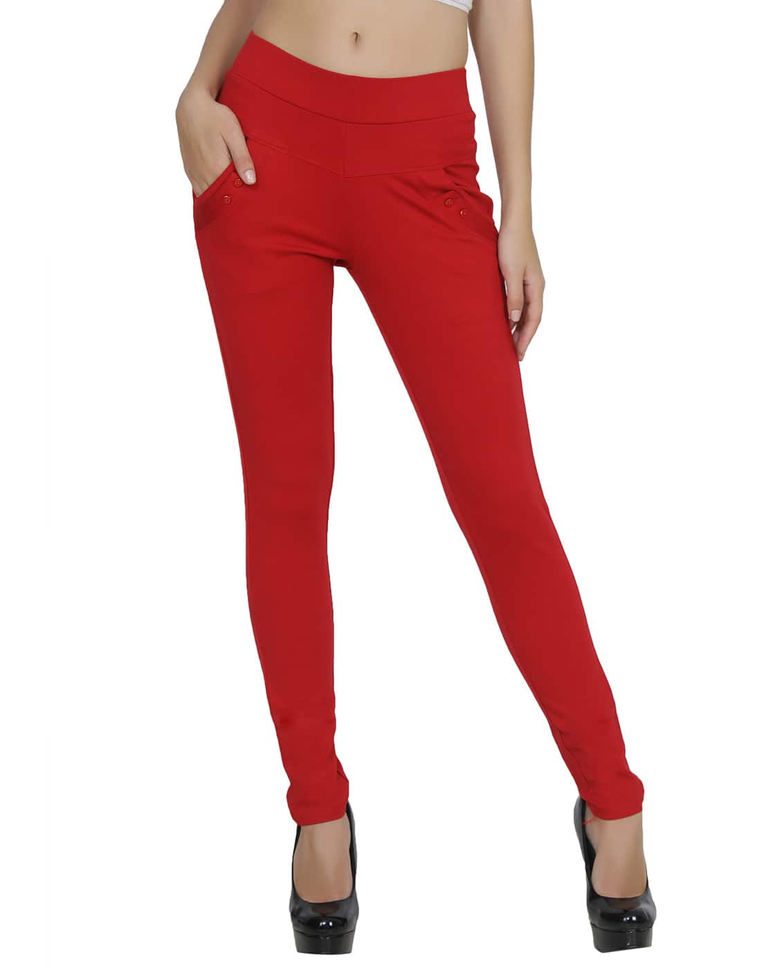 Buy Red Jeans \u0026 Jeggings for Women by 