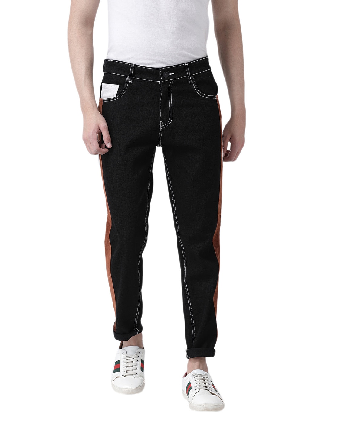 Buy Black Jeans for Men by Realm Online Ajio.com