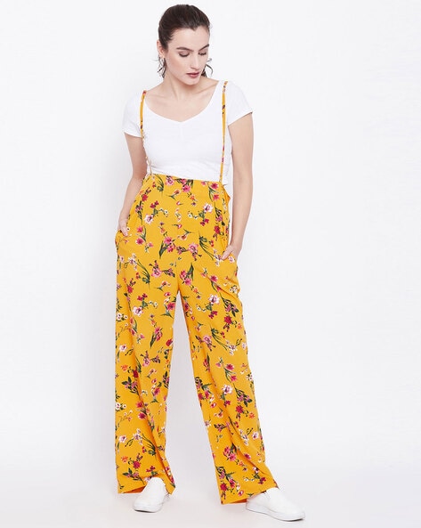 Oasis Printed Trousers for Women sale - discounted price | FASHIOLA INDIA