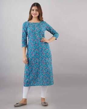 Buy Dark Blue Kurtas \u0026 Kurtis for Women 