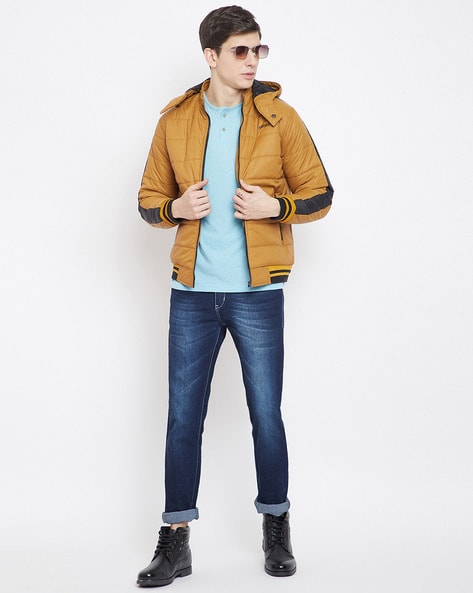 Buy Yellow Jackets & Coats for Men by Adobe Online 