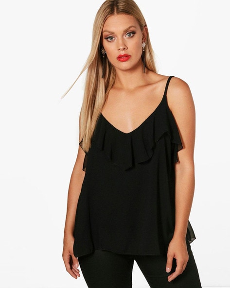 Strappy V-neck Top