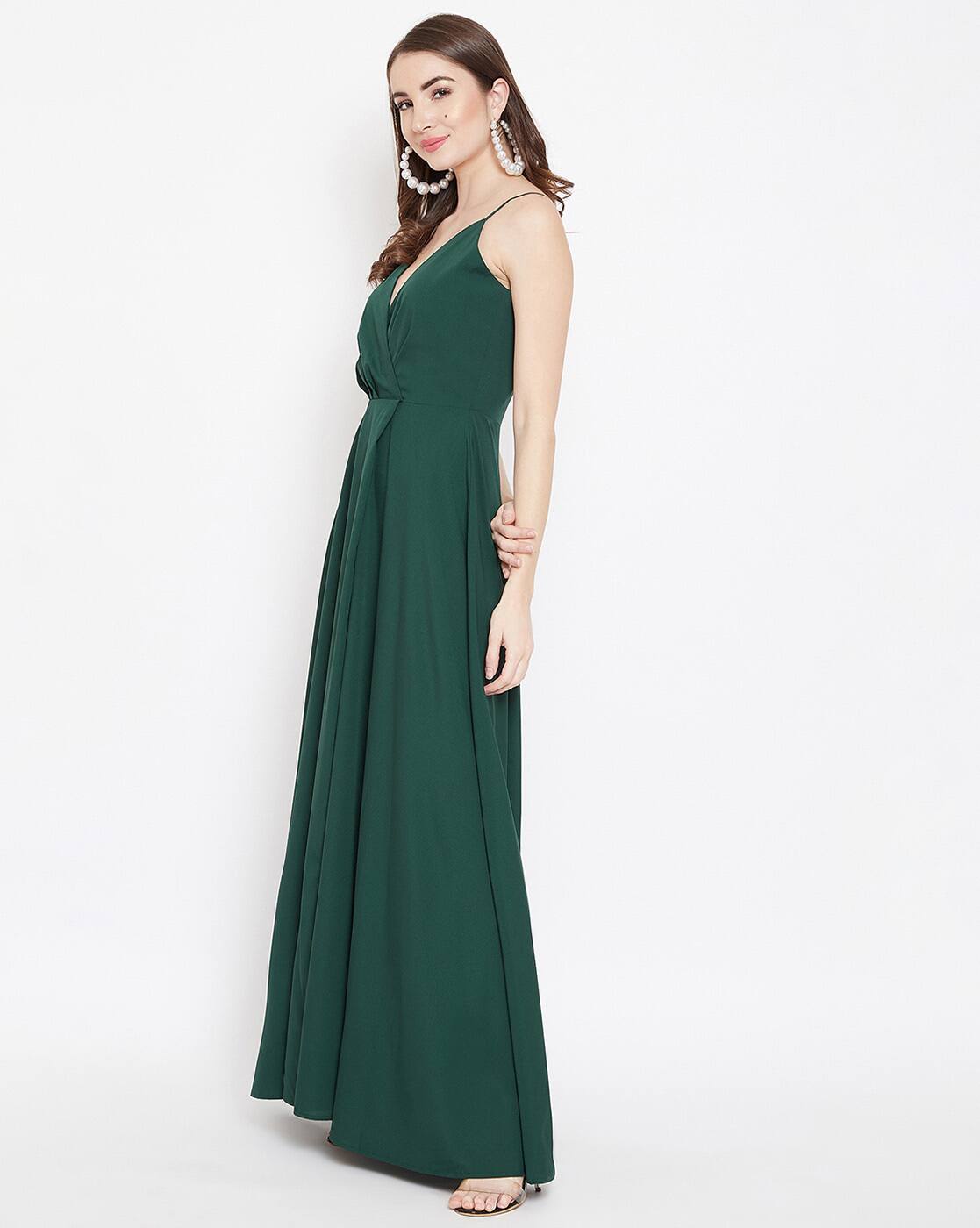 Long Green Dressy Dresses Buy Green Dresses For Women By Berrylush Online