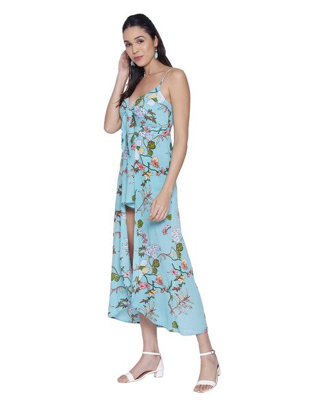 Playsuit with long skirt 2024 attached