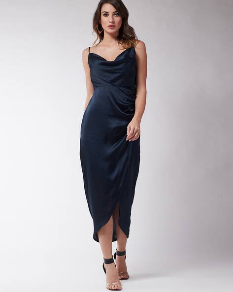 blue sheath dress womens