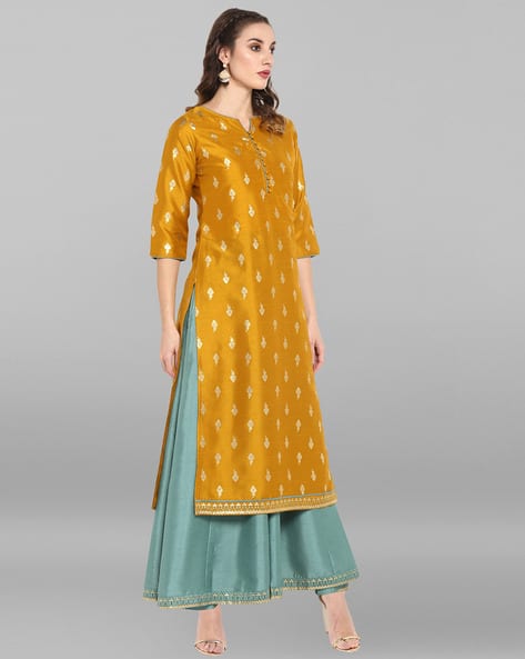 myntra double layer kurti