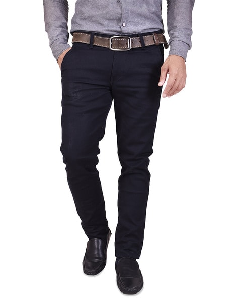 Buy Navy Blue Trousers  Pants for Men by Nation Polo Club Online  Ajiocom