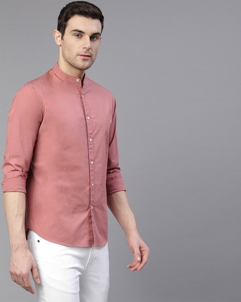 pink shirt mens combination