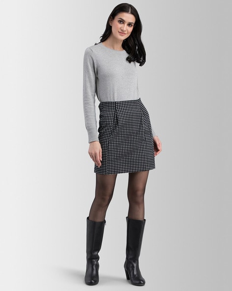 Buy Black Skirts for Women by Fable Street Online