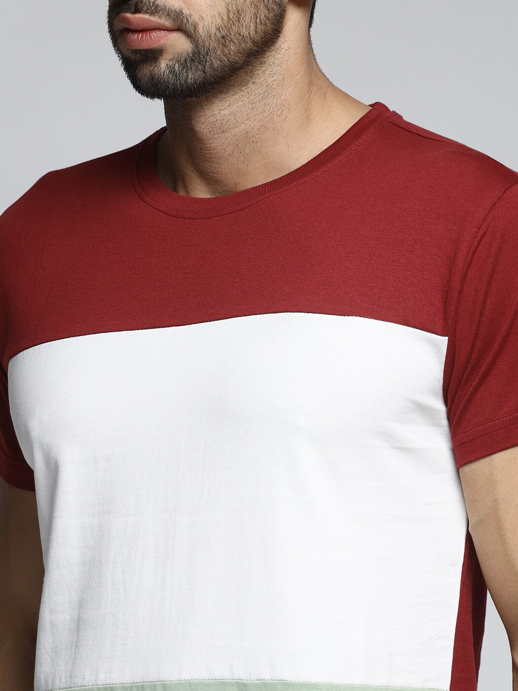 Buy Maroon Tshirts for Men by DILLINGER Online