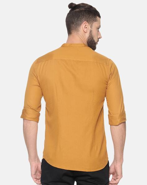 Buy Gold Shirts for Men by SHOWOFF 
