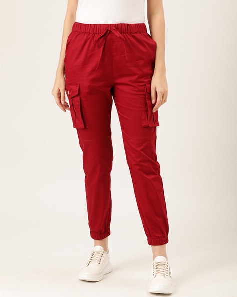 Buy Red Cargo Pants Online In India  Etsy India