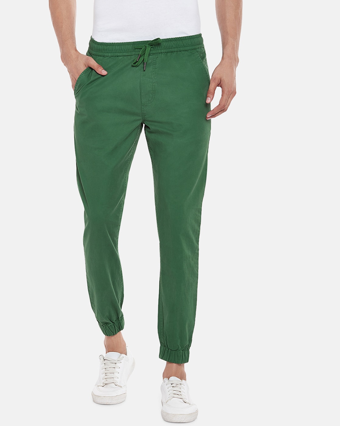 Urban Ranger Men Green Jogger Pants - Selling Fast at