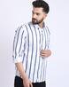 ROSSO FEM Striped Regular Fit Shirt