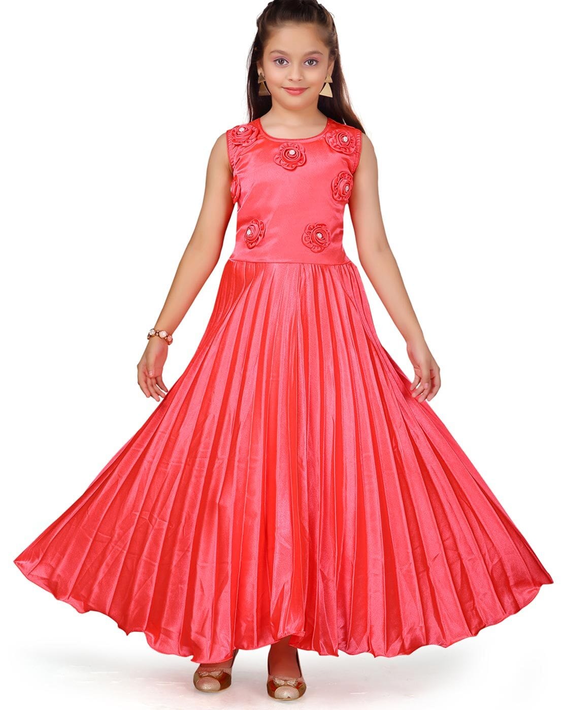 Buy Firozi Dresses & Frocks for Girls by AARIKA GIRLS ETHNIC Online |  Ajio.com