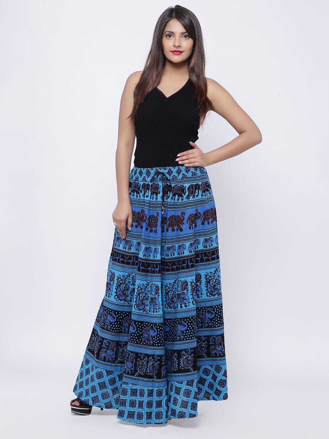 wrap around skirt ajio