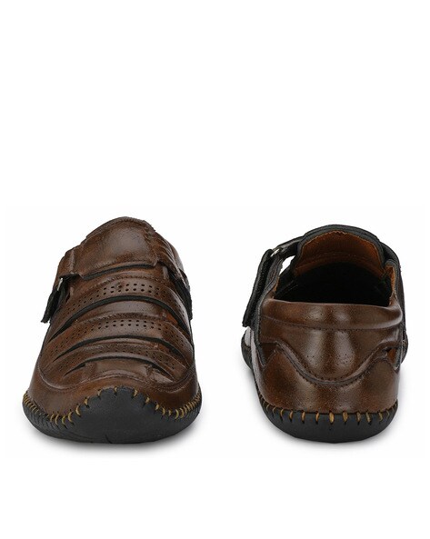 afrojack sandals with velcro fastening
