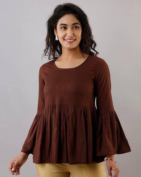 Buy Brown Tops for Women by JAIPUR VASTRA Online | Ajio.com