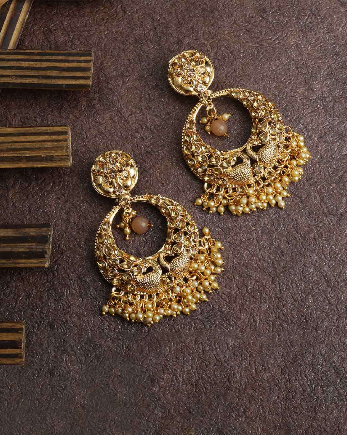 gold plated bali earrings