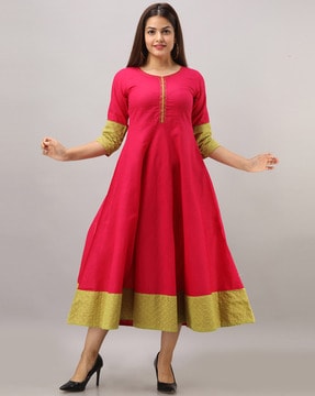 long sleeves anarkali kurta