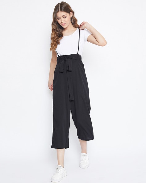 Buy online Tie Knot Drawstring Jumpsuit from western wear for Women by  Cottinfab for ₹809 at 64% off | 2024 Limeroad.com