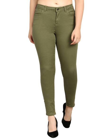 Buy Olive Green Jeans \u0026 Jeggings for 