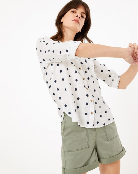 Buy White Shirts For Women By Marks Spencer Online Ajio Com