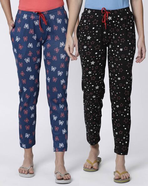 Ladies navy online pyjamas