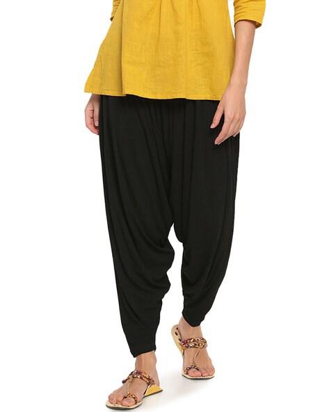 Patiala Pants with Drawstring Waist Price in India
