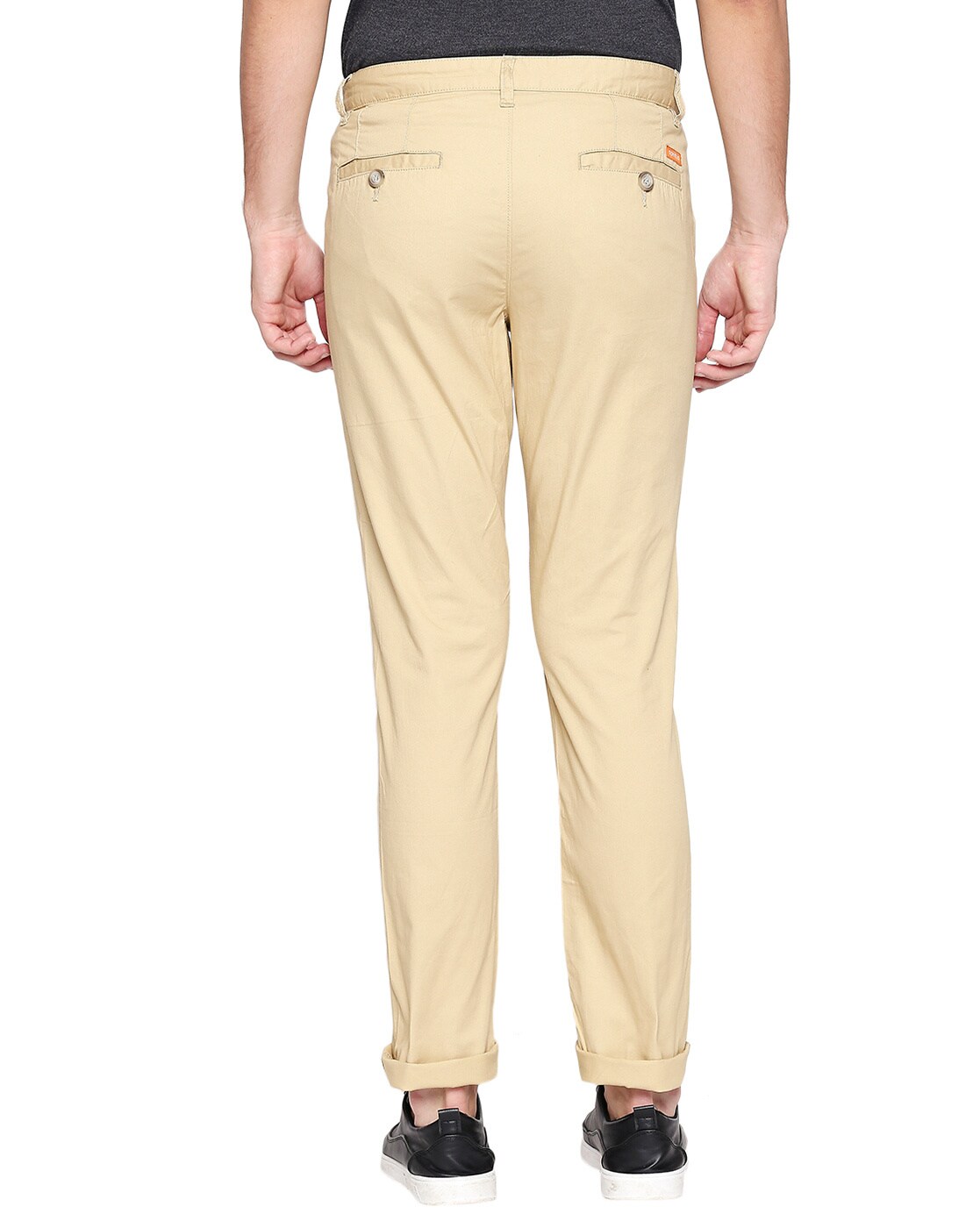 Spiritus Men Beige Trousers - Selling Fast at Pantaloons.com