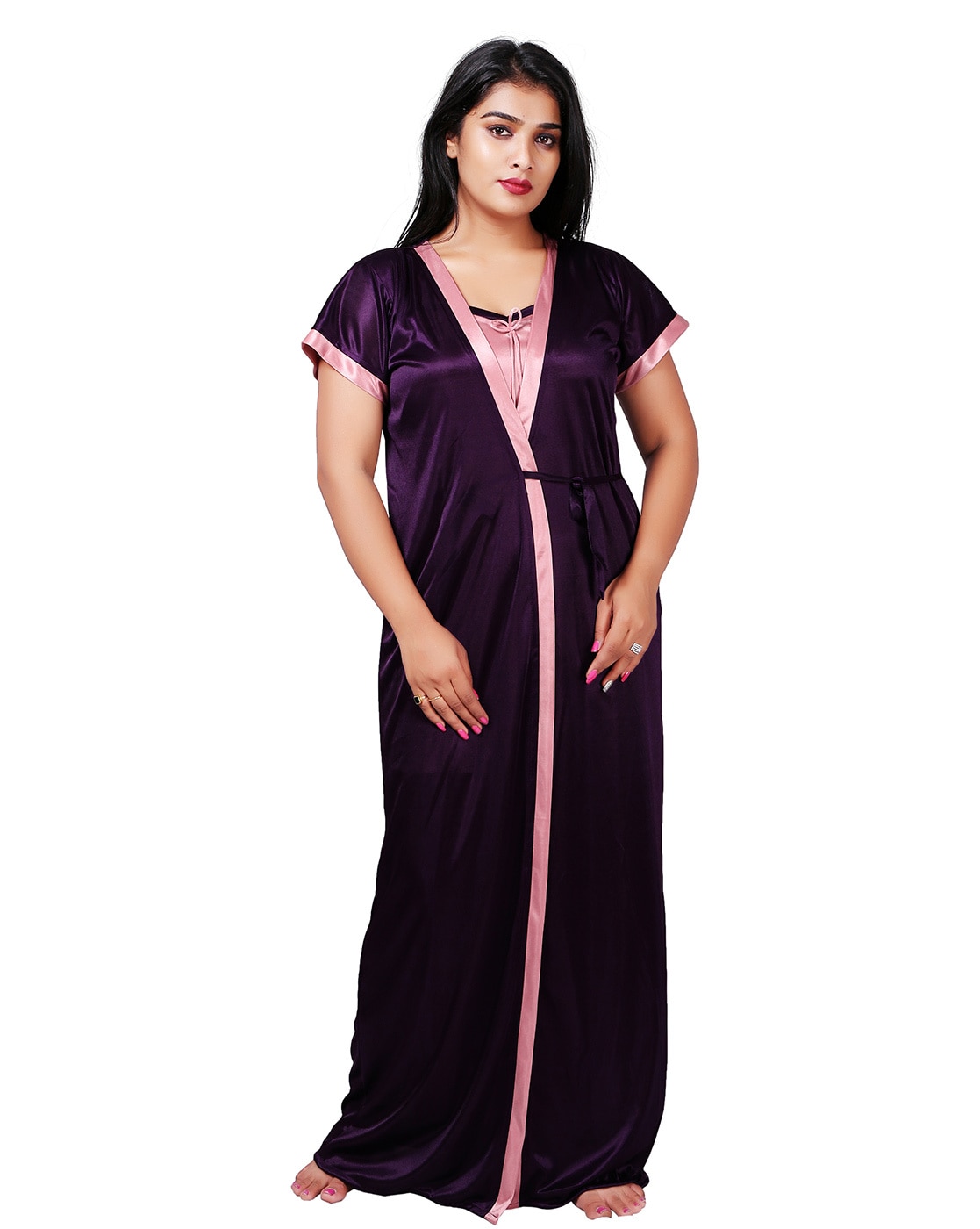 Buy Purple Nightshirts&Nighties for Women by BAILEY SELLS Online