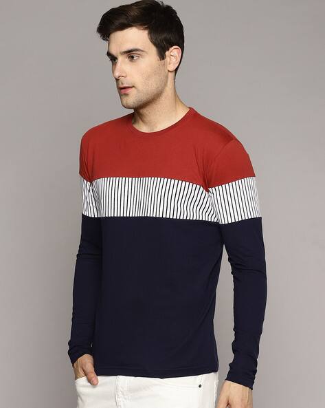 Buy Maroon Tshirts for Men by SAM 