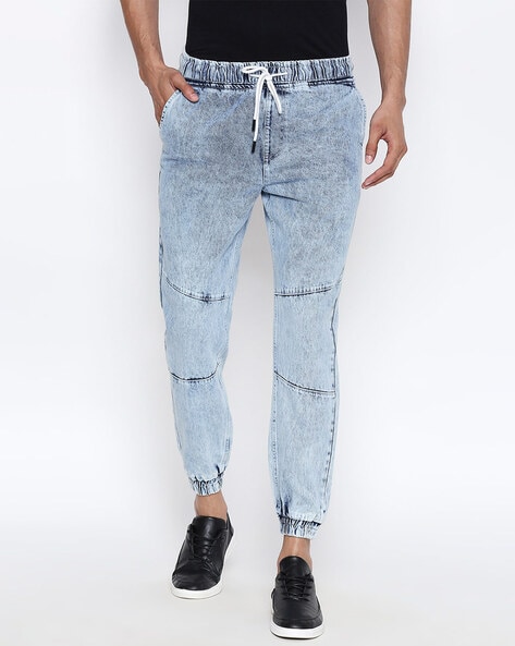 Bare Denim Men Casual Slim Fit Dark Blue Jeans - Selling Fast at Pantaloons .com