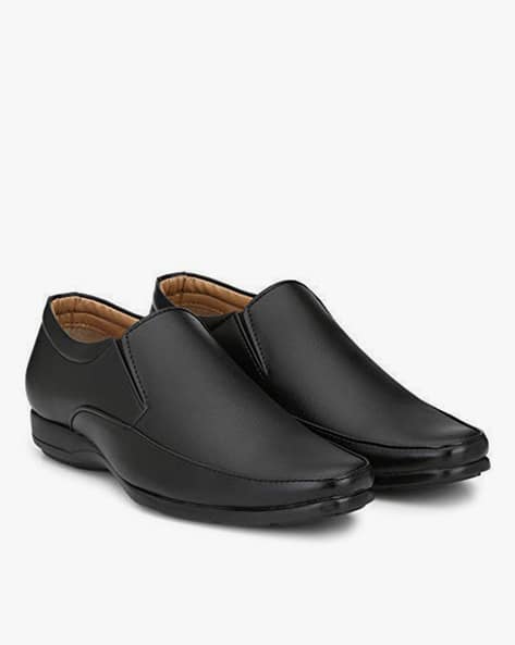 Almond-Toe Slip-on Loafers